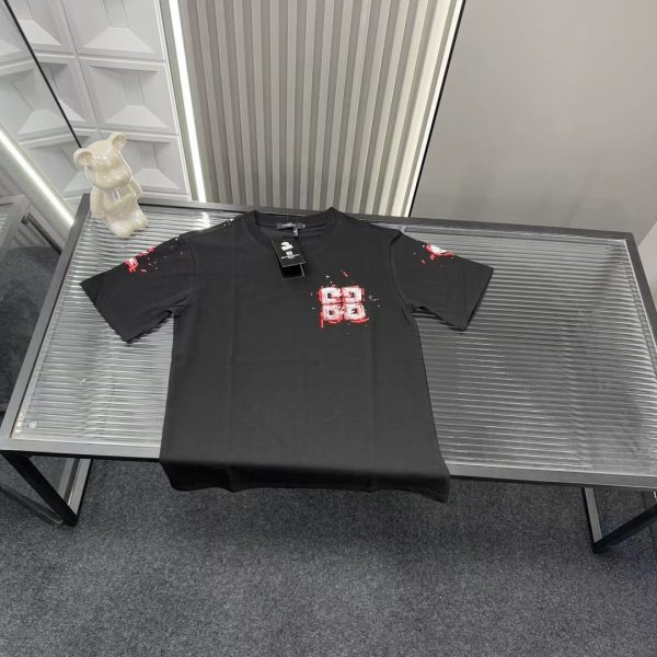 Premium Quality Givenchy Short Sleeves Black Style