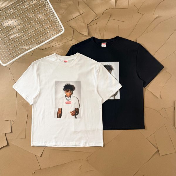 Best Selling Supreme Short Sleeves White Print Collection