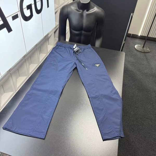High Quality Prada Trousers Navy Luxury
