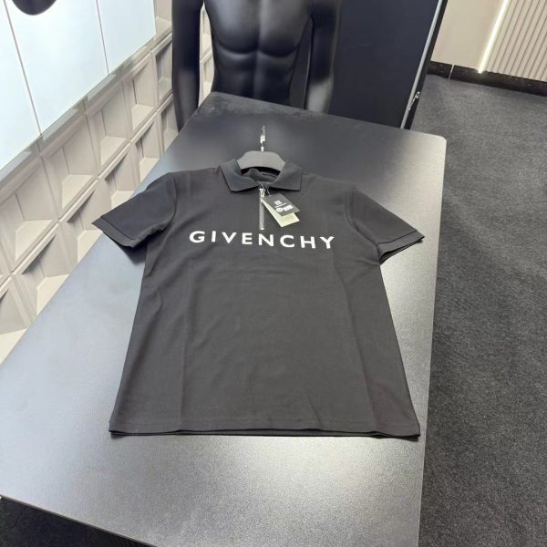Luxury Givenchy Short Sleeves Black Embroidered Luxury