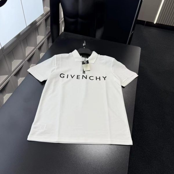 Premium Quality Givenchy Short Sleeves White Embroidered Collection
