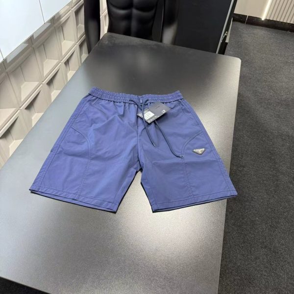 Premium Quality Prada Shorts Blue Luxury