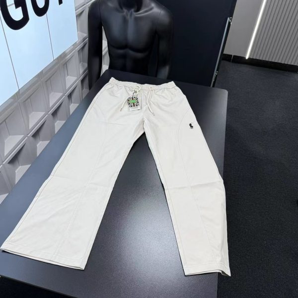 Best Selling Ralph Lauren Trousers White Embroidered Collection