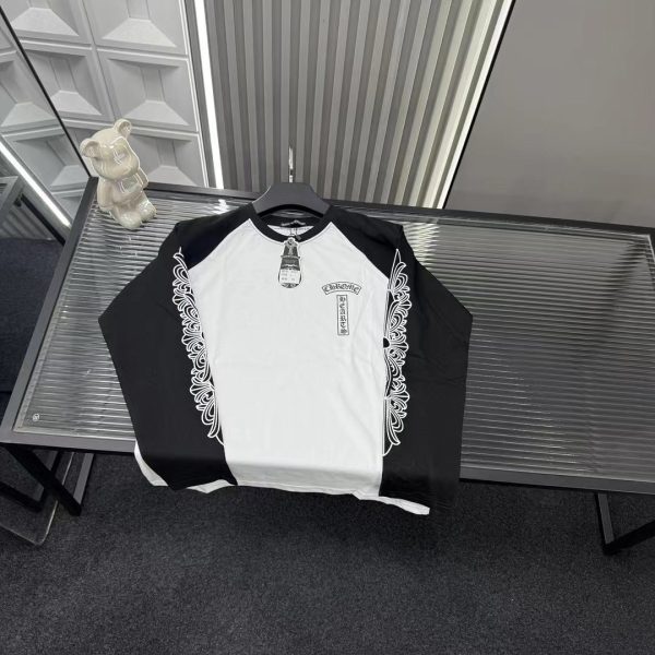 Premium Chrome Hearts Long Sleeves White Print Luxury