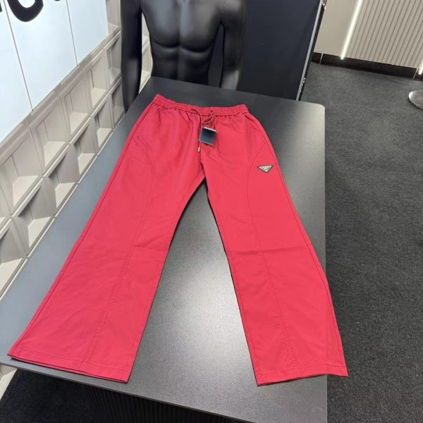 High Quality Prada Trousers Pink Style