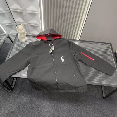 Luxury Ralph Lauren Jackets Black Embroidered Luxury