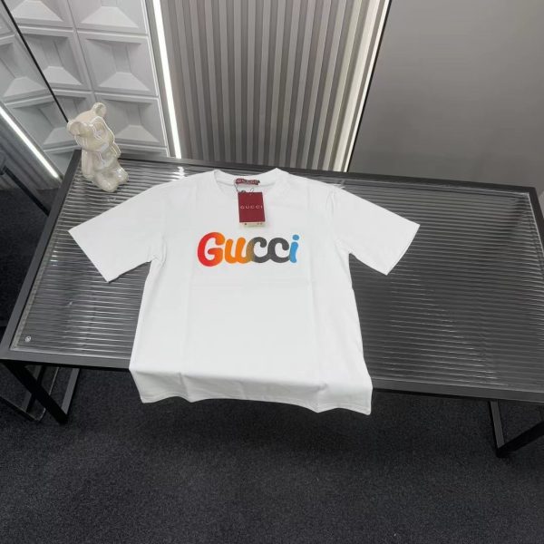 High Quality Gucci Short Sleeves White Embroidery Style