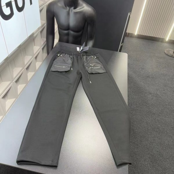 Premium Prada Trousers Black Casual Luxury