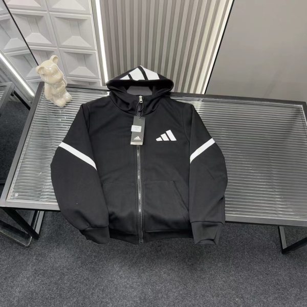 Best Selling Adidas Jackets Black Logo Luxury