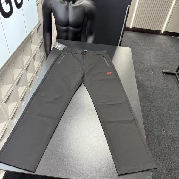 Premium Quality Mammoth Trousers Black Embroidered Luxury