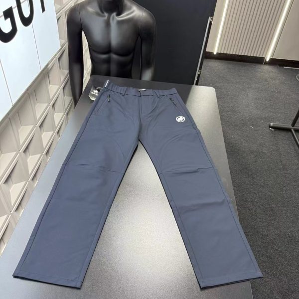 High Quality Mammoth Trousers Navy Logo Collection
