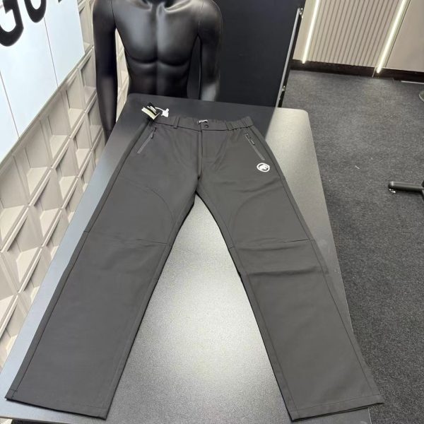 Premium Mammoth Trousers Black Logo Luxury