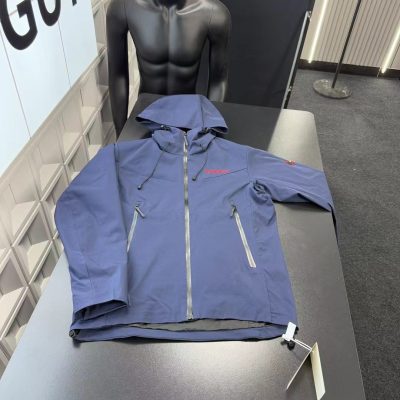 Premium Mammoth Jackets Navy Logo Style