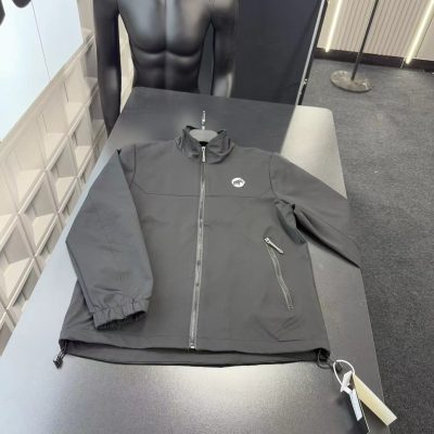 Premium Quality Mammoth Jackets Black Embroidered Style