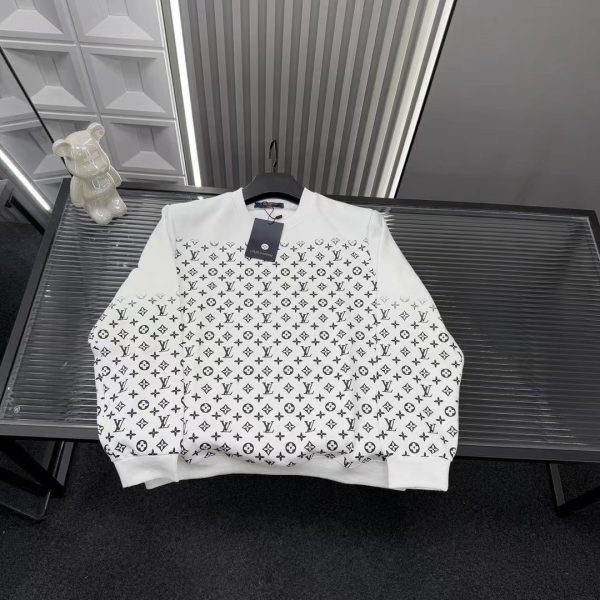 Premium Louis Vuitton Sweatshirts White Monogram Style