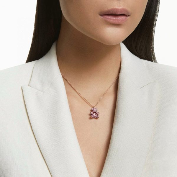 Best Selling Swarovski Necklace Pink Classic Collection