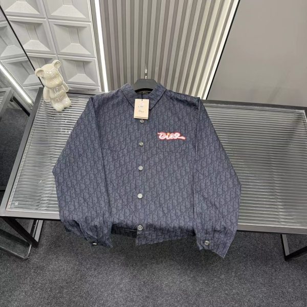 High Quality Dior Coat Black Print Collection