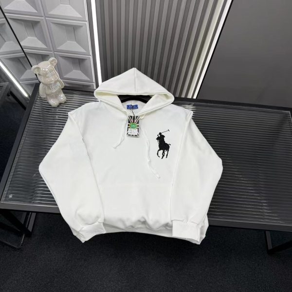 High Quality Ralph Lauren Sweatshirts White Embroidered Style
