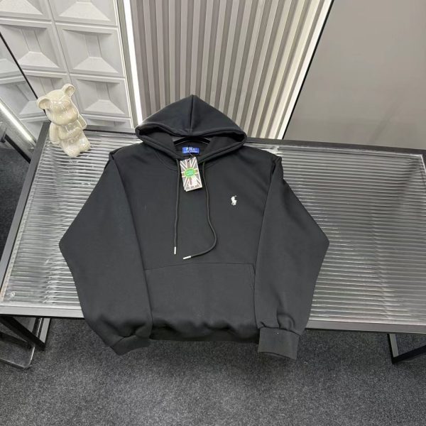 Premium Quality Ralph Lauren Sweatshirts Black Embroidered Style