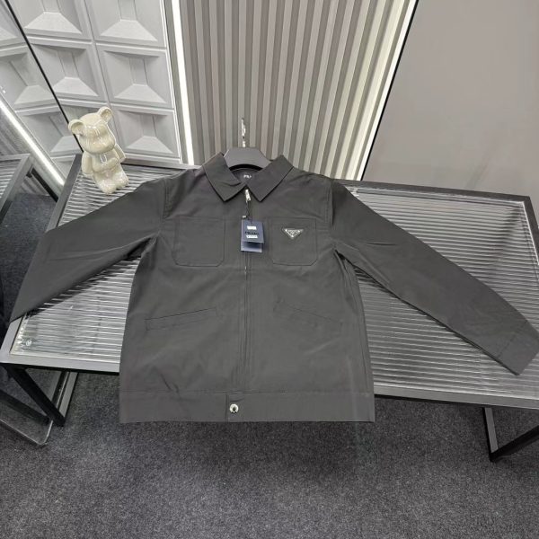 Luxury Prada Coat Black Collection