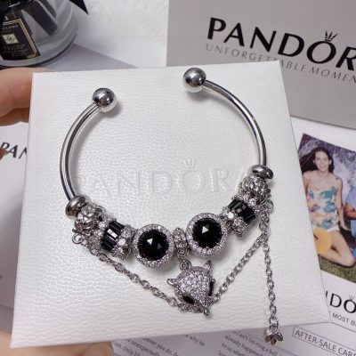 High Quality Pandora Bracelets Black Elegant Luxury