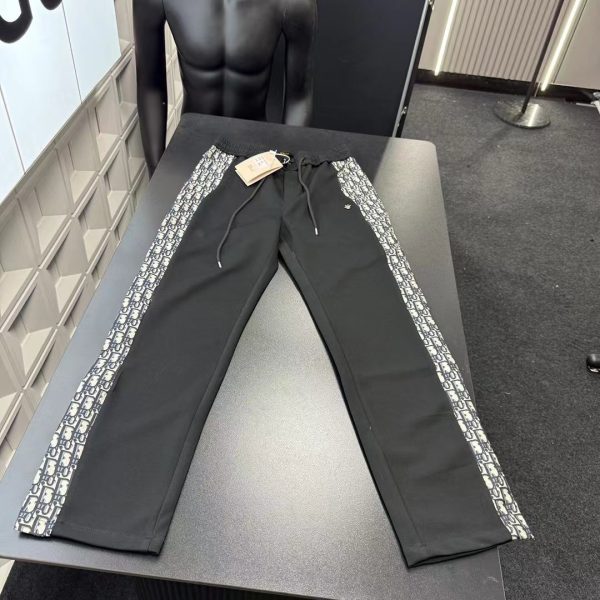 Premium Quality Dior Trousers Black Casual Style