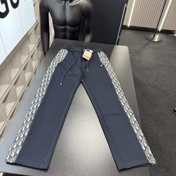 Luxury Dior Trousers Navy Casual Collection
