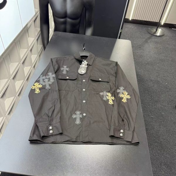 Best Selling Chrome Hearts Shirt Black Print Style