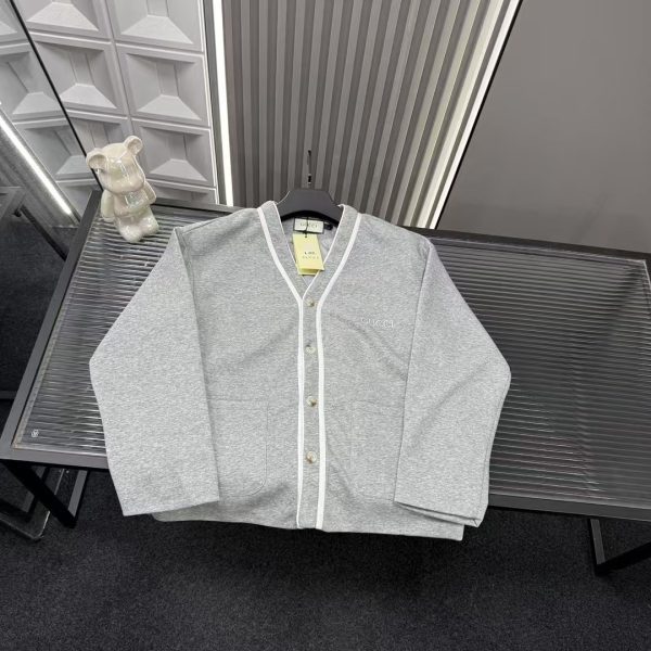 Best Selling Gucci Coat Gray Minimalist Style