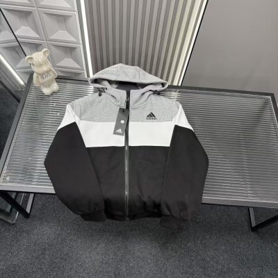 High Quality Adidas Coat Embroidered Collection