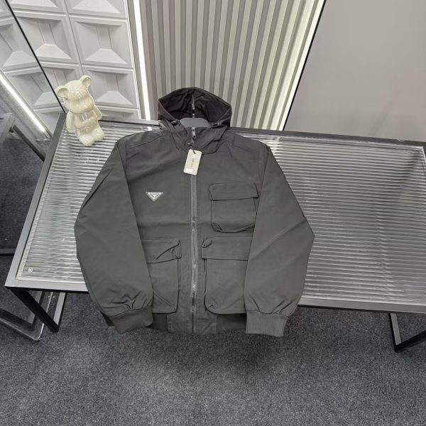 Premium Prada Coat Black Luxury