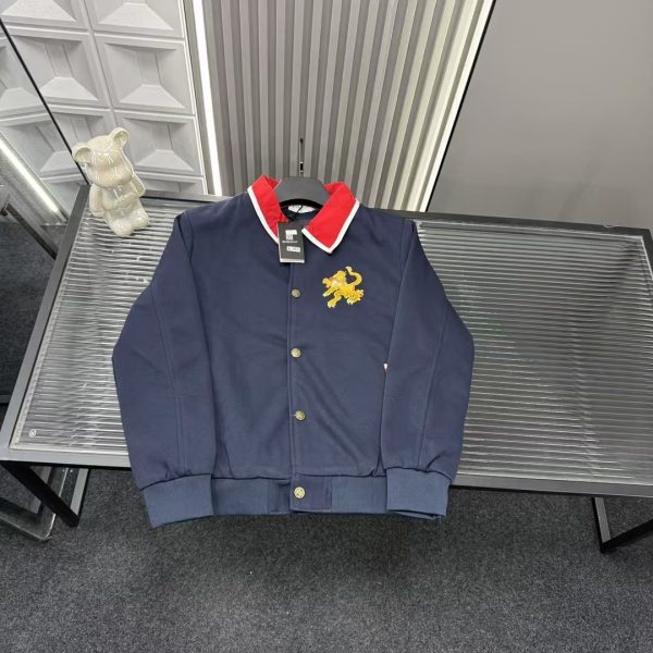 Luxury Givenchy Coat Navy Embroidered Collection