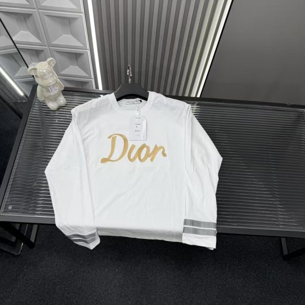 Best Selling Dior Long Sleeves White Print Luxury
