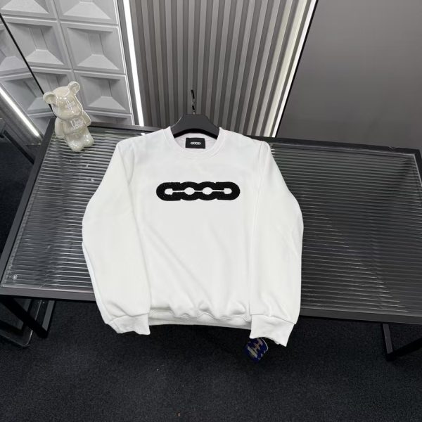 Premium Earth Sweatshirts White Embroidery Luxury