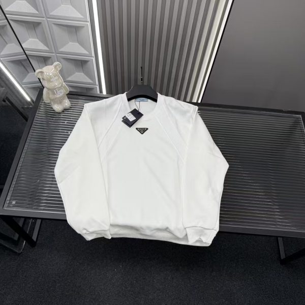 Luxury Prada Sweatshirts White Style