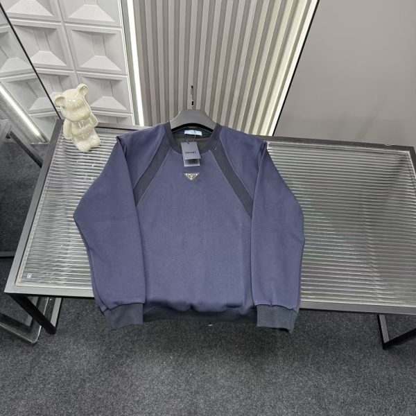 Premium Prada Sweatshirts Navy Style