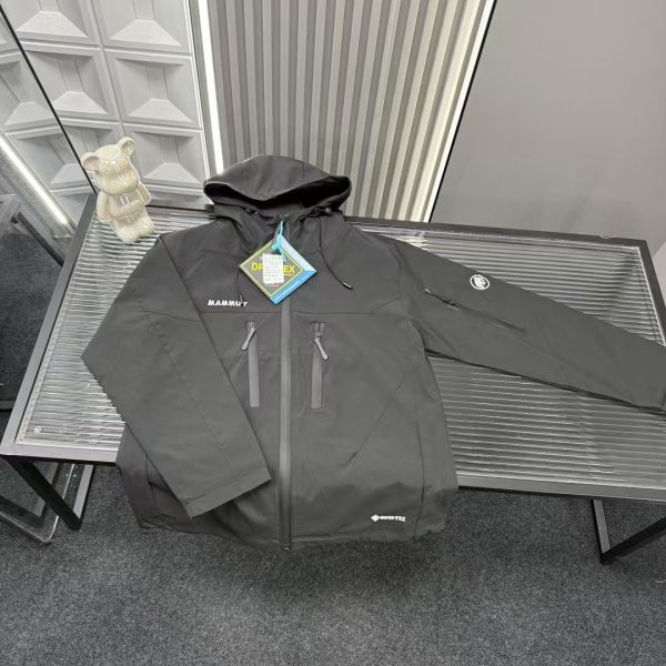 Premium Mammoth Jackets Black Embroidered Luxury