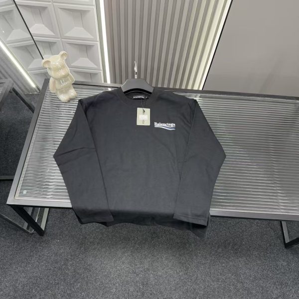 Luxury Balenciaga Long Sleeves Black Luxury