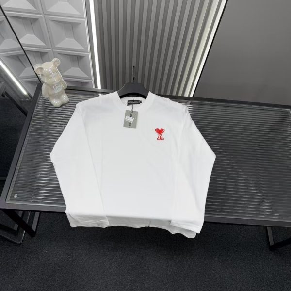 Luxury Balenciaga Long Sleeves White Embroidered Luxury