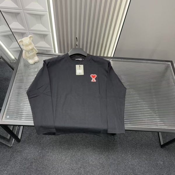 High Quality Balenciaga Long Sleeves Black Embroidered Luxury