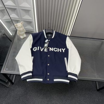 Premium Quality Givenchy Jackets Navy Patchwork Style