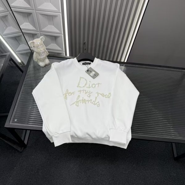 Premium Dior Sweatshirts White Monogram Collection