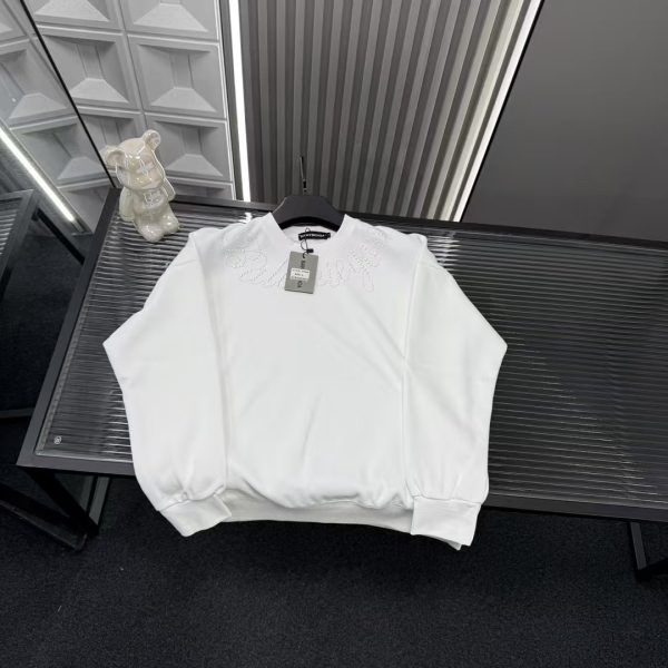 Premium Quality Balenciaga Sweatshirts White Logo Style