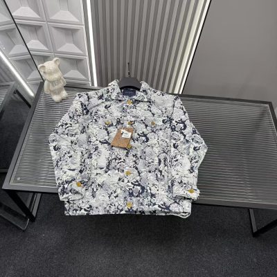 Premium Quality Louis Vuitton Jackets Denim Print Style