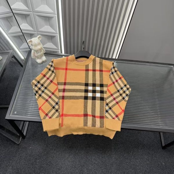 High Quality Burberry Sweaters Striped Luxury