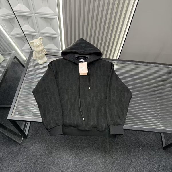 Luxury Dior Sweatshirts Black Logo Collection