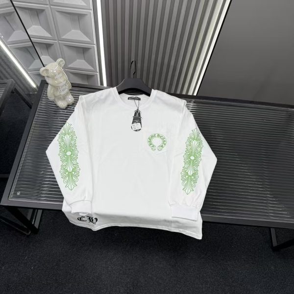 Premium Chrome Hearts Sweatshirts White Logo Luxury