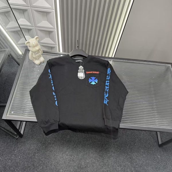 Premium Chrome Hearts Sweatshirts Blue Logo Collection