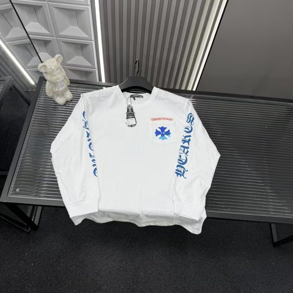 Best Selling Chrome Hearts Sweatshirts Blue Logo Collection
