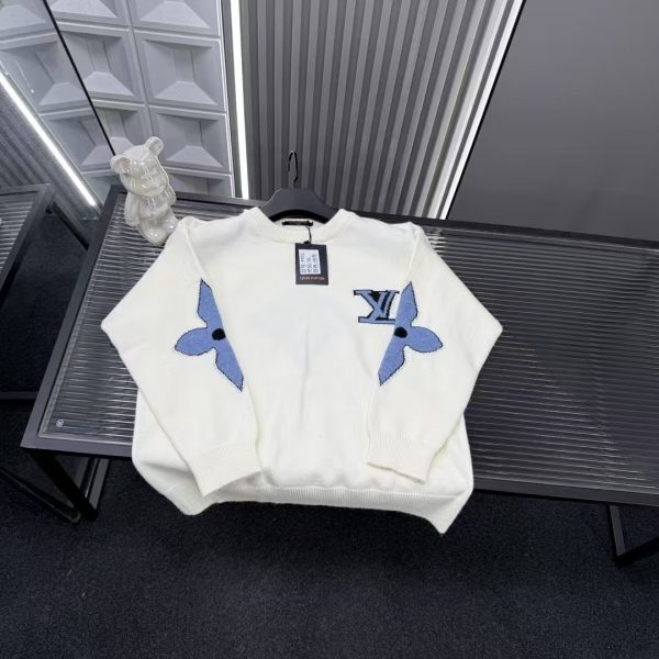 Premium Quality Louis Vuitton Sweaters White Logo Luxury